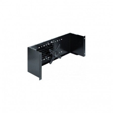 "Delock Monitorarm - Rack montierbar - Schwarz - 4U - 48.3 cm"