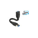"DeLock Kabel USB 3.0-A St > BU ShapeCab"