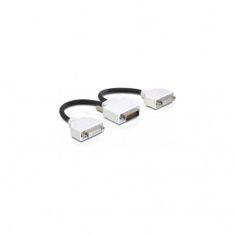 Adapter DMS-59 pistik > 2 × DVI 24+5 pesa 20cm