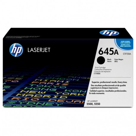 HP 645A originaal Colour LaserJet must toonerikassett C9730A standardmaht 13 000 lehte 1 pakk
