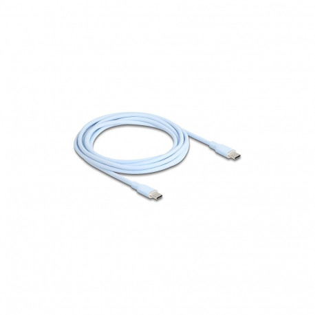 "DELOCK USB 2.0 Kabel USB Typ-C St > St PD 3.0 60W 2.5m blau"