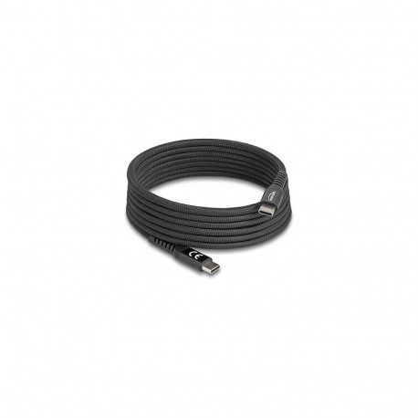 "USB 2.0 Kabel USB Type-C™ Stecker zu Stecker mit magnetischer Textilummantelung PD 3.0 60 W 2 m"