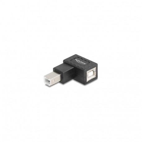 "DELOCK Adapter USB 2.0 B Stecker zu B Buchse 90° rechts gew."