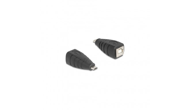 "DELOCK Adapter USB 2.0 Micro-B Stecker zu B Buchse"