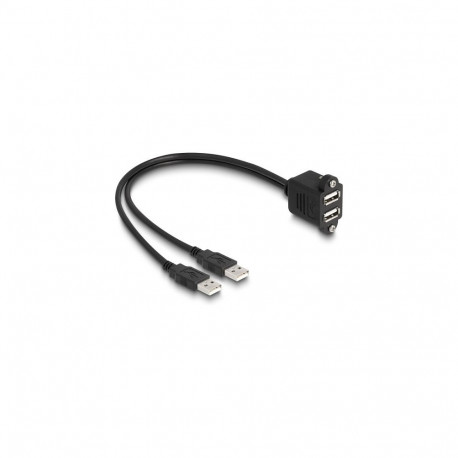 Delock USB 2.0 kaabel 2x USB Type-A pistik 2x USB Type-A pesa
