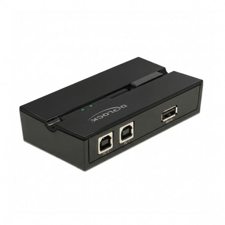 "DELOCK USB 2.0 Switch fr 2 PC an 1 Gert"