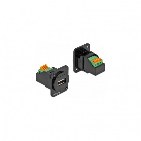 "D-Typ Modul USB 2.0 Typ-A Buchse zu Terminalblock"
