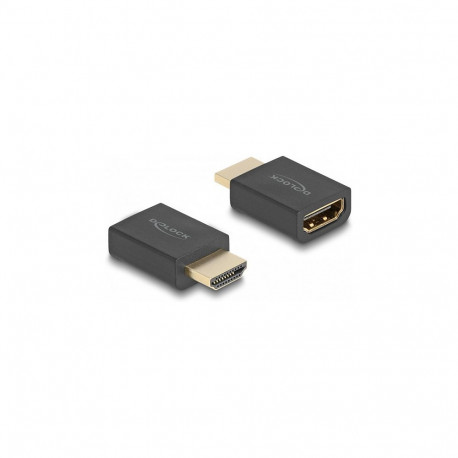 High Speed HDMI Ethernetiga adapter pistik-pesa 8K 60Hz, must