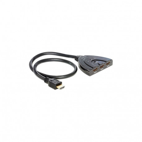 DELOCK HDMI 3 - 1 kahesuunaline ümberlüliti