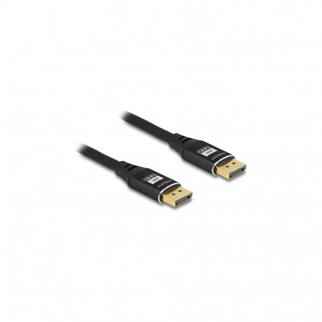 DisplayPort-kaabel 8K 60Hz 2m, metallist, must