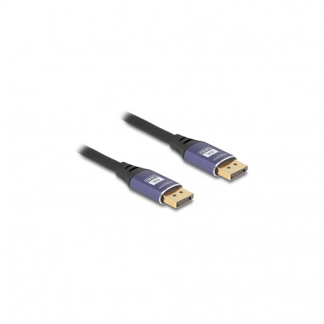 DisplayPort-kaabel 8K 60Hz 1m, sirelililla metallik