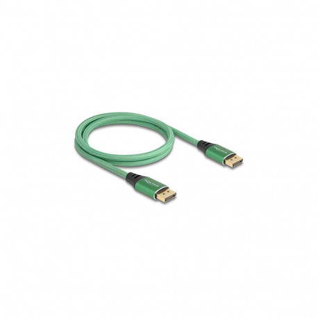 DisplayPort-kaabel 16K 60Hz 1m metallist, roheline