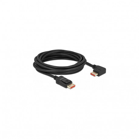 DELOCK DisplayPort-kaabel sirge ja 90° parem-nurga all pistik 8K 60 Hz 5 m