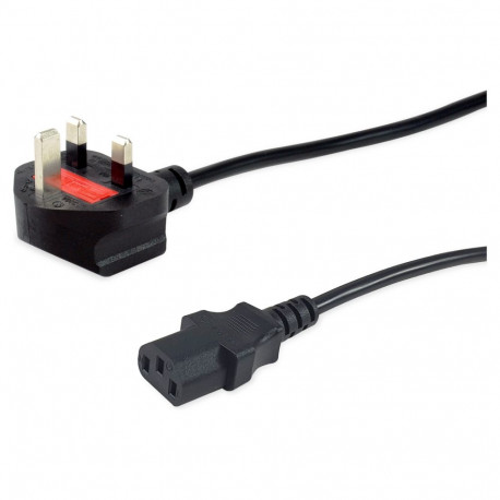 Equip IEC toitekaabel UK-BS1363 -> C13 3m St/Bu must