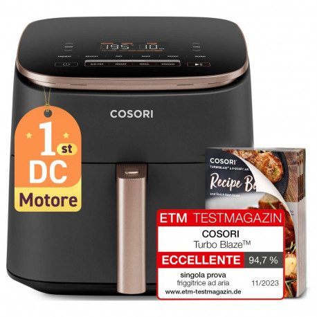 "Cosori Turbo Blaze Heißluftfritteuse Schwarz"