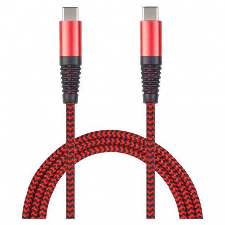 "2GO USB Lade-/Datenkabel USB Type-C - USB Type-C 1m rot"
