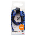 "2GO USB Lade-/Datenkabel USB Type-C - USB Type-C 1m blau"