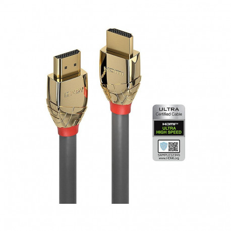 "LINDY HDMI Kabel Ultra High Speed 2m, Gold Line"