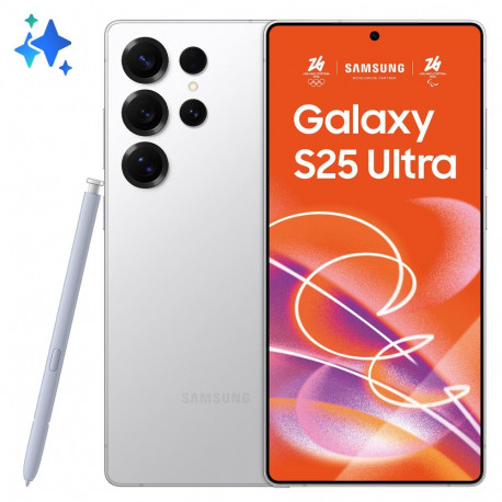 "Samsung Galaxy S25 Ultra 5G Dual Sim 12RAM 256GB titanium whitesilver"""
