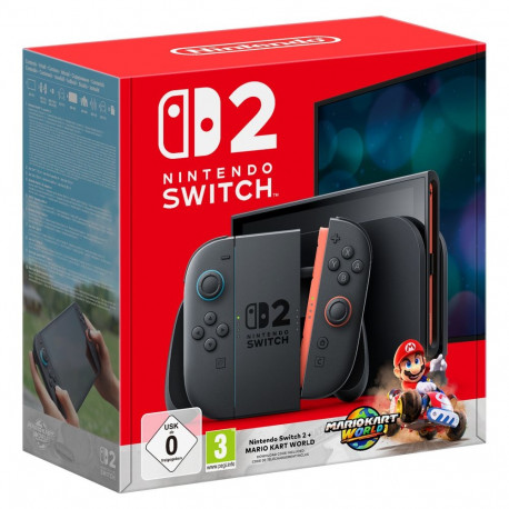 "Nintendo Switch 2 + Mario Kart World-Set Schwarz"