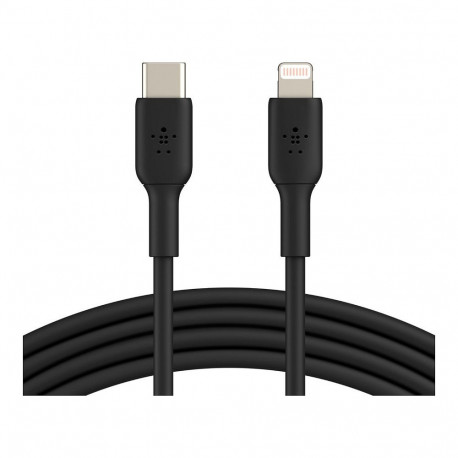 Belkin Lightning/USB-C PVC kaabel, mfi-sertifitseeritud, 1m must