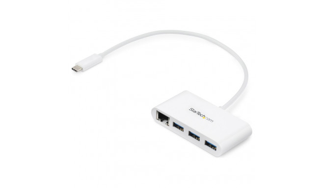 "StarTech 3PT USB 3.0 HUB + GBE - USB-C"