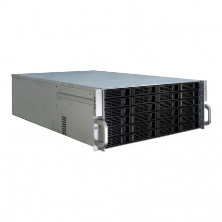 "Inter-Tech 4U-4424 - Rack - Server - Metall - Schwarz - Silber - ATX,EATX,EEB,Mini-ITX,uATX - 4U"