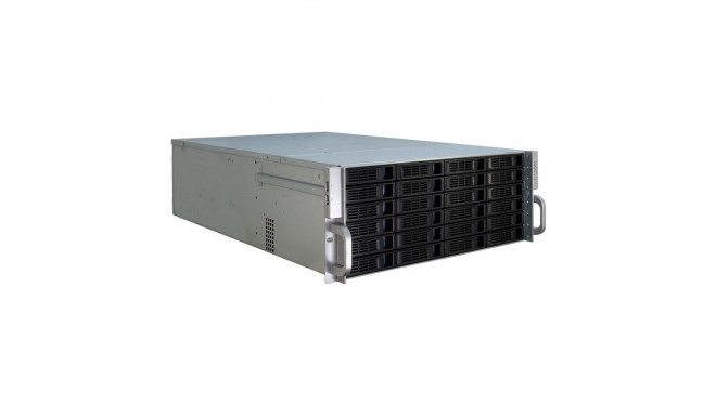 "Inter-Tech 4U-4424 - Rack - Server - Metall - Schwarz - Silber - ATX,EATX,EEB,Mini-ITX,uATX - 4U"