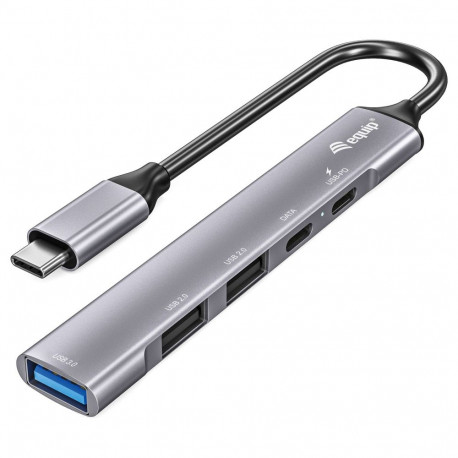 "Equip Dock USB-C->1xUSB-C.1xUSB3.0.2xUSB2.0.100WPD 15cm si"