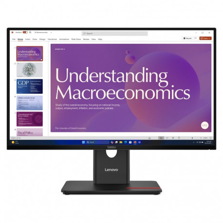 "60,5cm/23,8"" (1920x1080) Lenovo ThinkVision T24D-40 16:9 FHD IPS 4ms 120Hz HDMI DisplayPort USB-C 