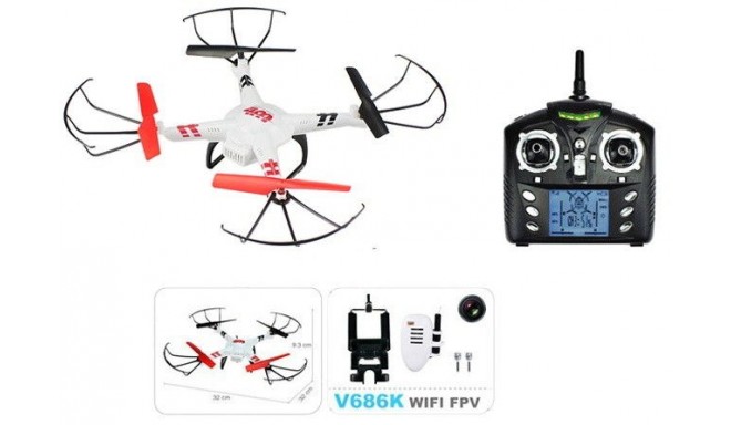 Quadcopter V686K 2.4GHz ( FPV WiFi video camera)