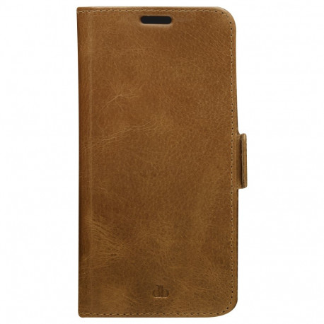 "dbramante1928 Copenhagen Slim - Flip-Hlle fr Mobiltelefon - genarbtes Leder - Hellbraun - fr Samsun