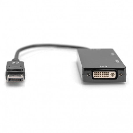 "DIGITUS DisplayPortkonverterkabel DP->HDMI+DVI+VGA 0.2m"