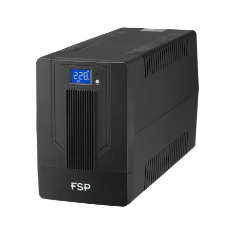 "FSP iFP2000 Tower Line-interactive UPS 2000VA 1200W 2xSCHUKO 2xIEC 2x12V/9AH LCD"