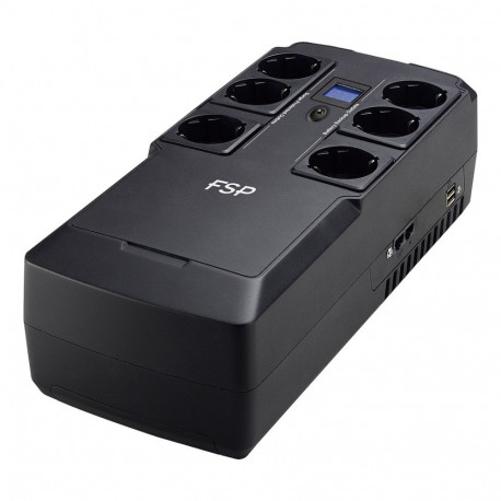 "FSP NanoFit 800 800VA 480W RJ45 LCD 6xSCHUKO"