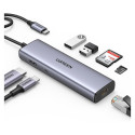 "UGREEN USB-C to 2*USB3.0+HDMI+RJ 45+SD&TF +PD port Hub"