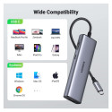 "UGREEN USB-C to 2*USB3.0+HDMI+RJ 45+SD&TF +PD port Hub"