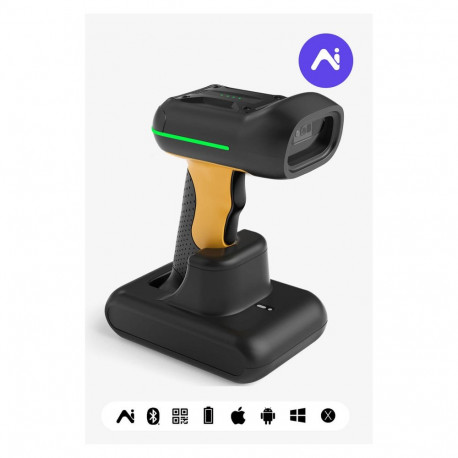 "inateck Barcodescanner 75S black [BCST-75S_black]"