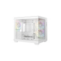 "DeepCool CG330 3F WH Micro ATX Mini Tower White"