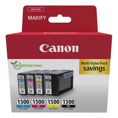 "Canon Tinte PGI-1500 9218B006 4er Multipack(BK/C/M/Y)"