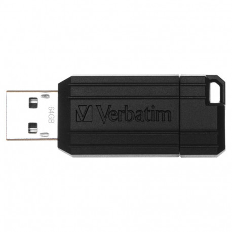 "STICK 64GB USB 2.0 Verbatim Store'n'Go PinStripe Black"