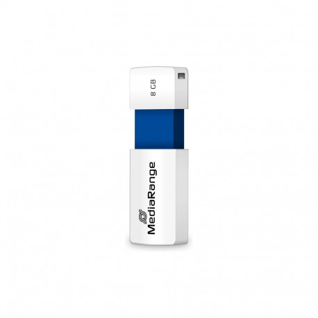 MediaRange 8GB USB 2.0 Slider sinine USB-mälupulk