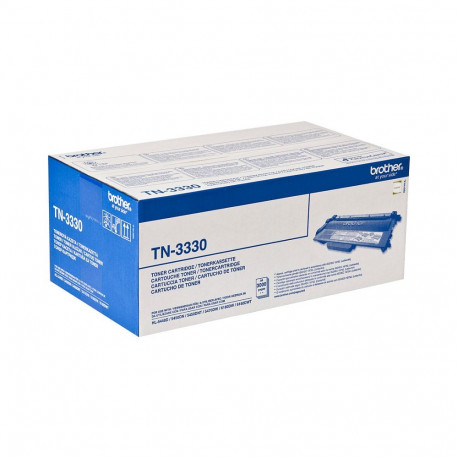 Brother TN-3330 must tooner kuni 3000 lehekülge vastavalt ISO/IEC 19752