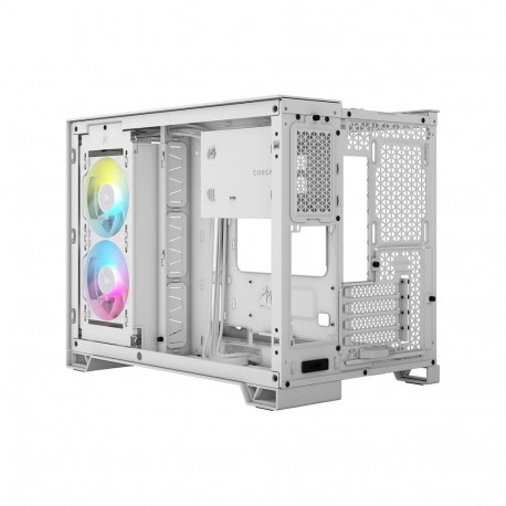 Corsair 2500X RGB valge Midi Tower mATX mänguri korpus