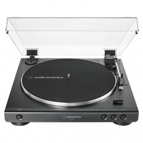 Audio Technica AT-LP60XBK must täisautomaatne plaadimängija integreeritud fono-eelvõimendiga