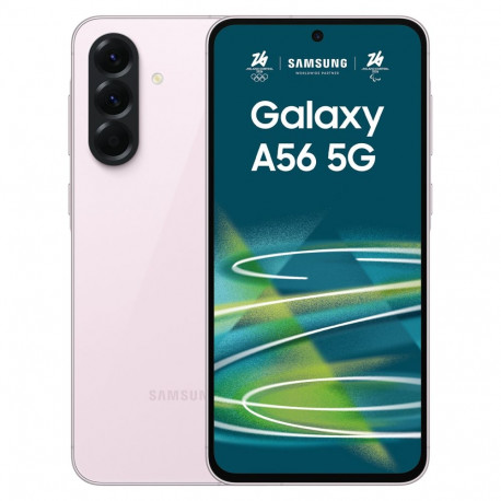 Samsung nutitelefon Galaxy A56 A566 5G topelt-SIM 8GB RAM 256GB, roosa