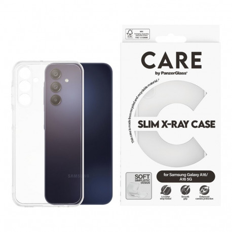 "CARE Fashionable Case Clear Samsung A16 / A16 5G"