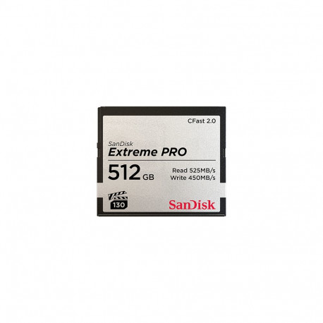 Sandisk mälukaart Extreme PRO CFast CompactFlash 512GB 525MB/s