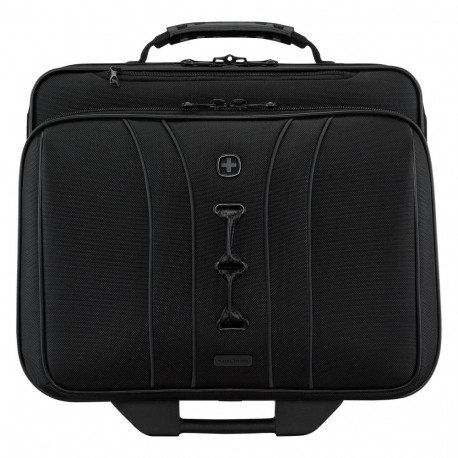"WENGER Legacy Black Series 39,62cm 15,6Zoll Wheeled Laptop Case w Tablet Pocket Black"