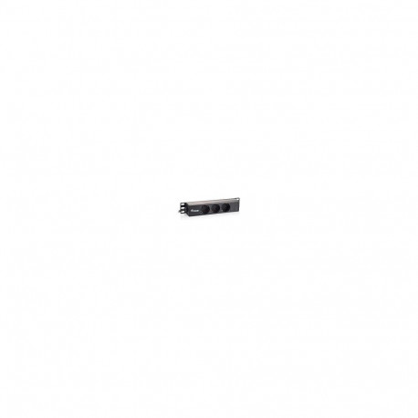 Equip 10" 1U 3-osaline prantsuse pistikupesa paneel 250V max 3500W